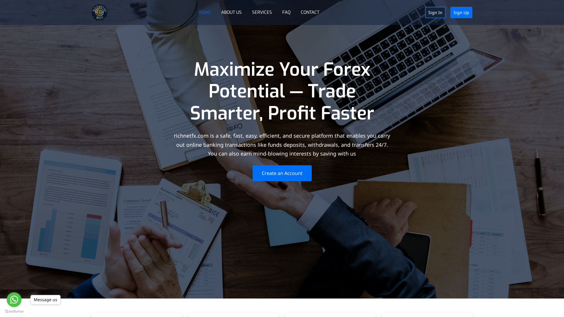 Screenshot of richnetfx.com
