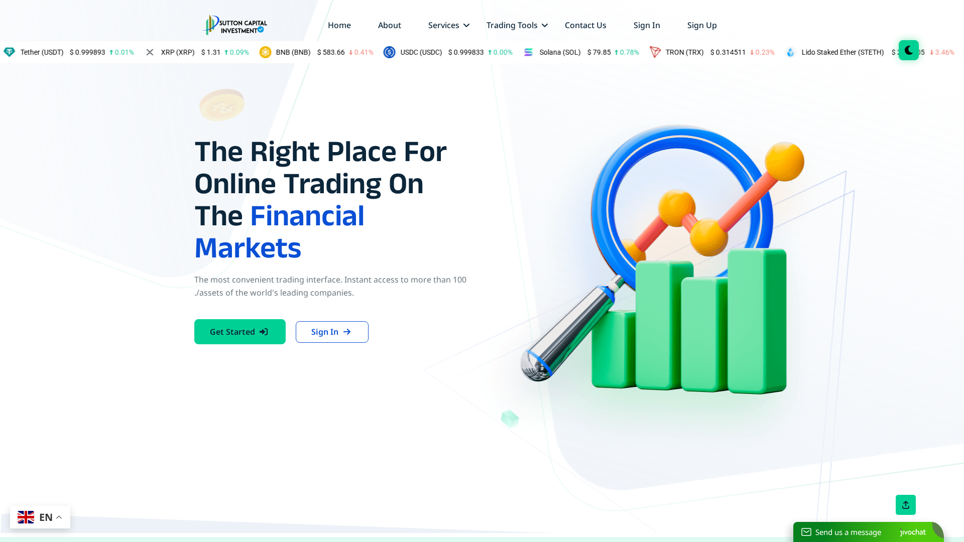 Screenshot of goldgrandinvestmentcapital.com