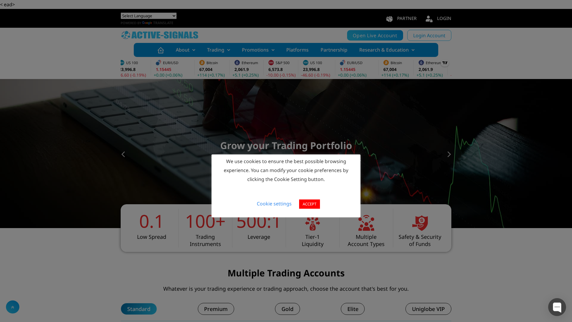 Screenshot of hybridtradershub.click