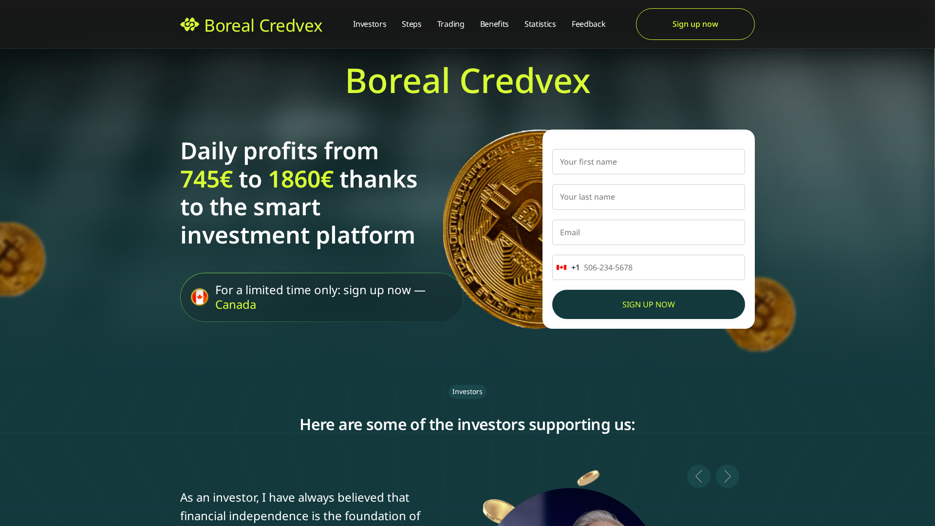 Screenshot of boreal-credvex.org