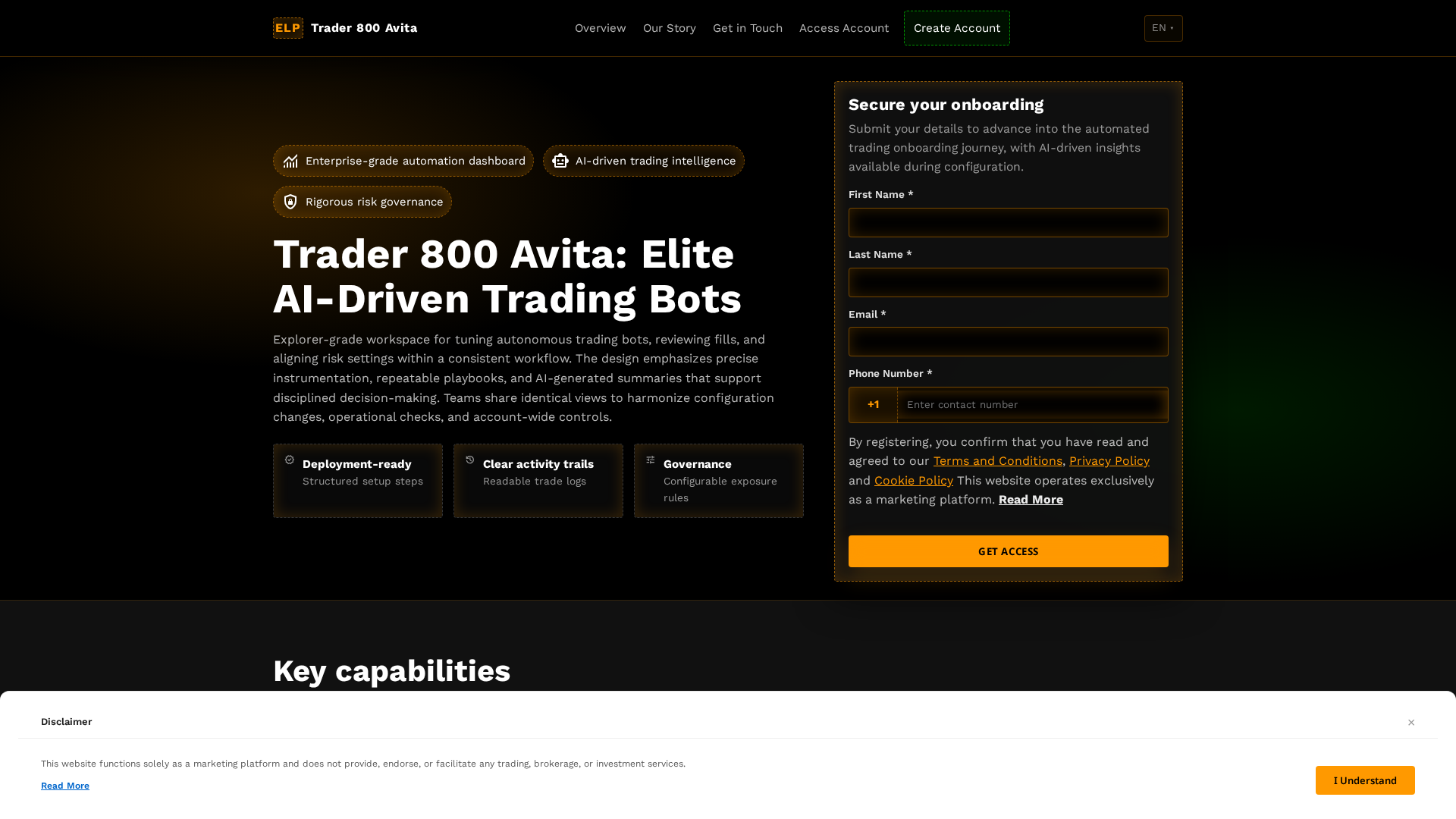 Screenshot of trader800avita.shop