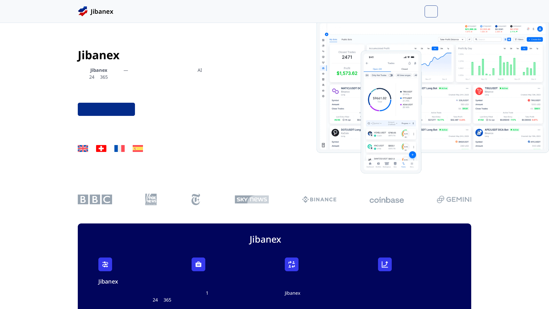Screenshot of jibanex-jp.com