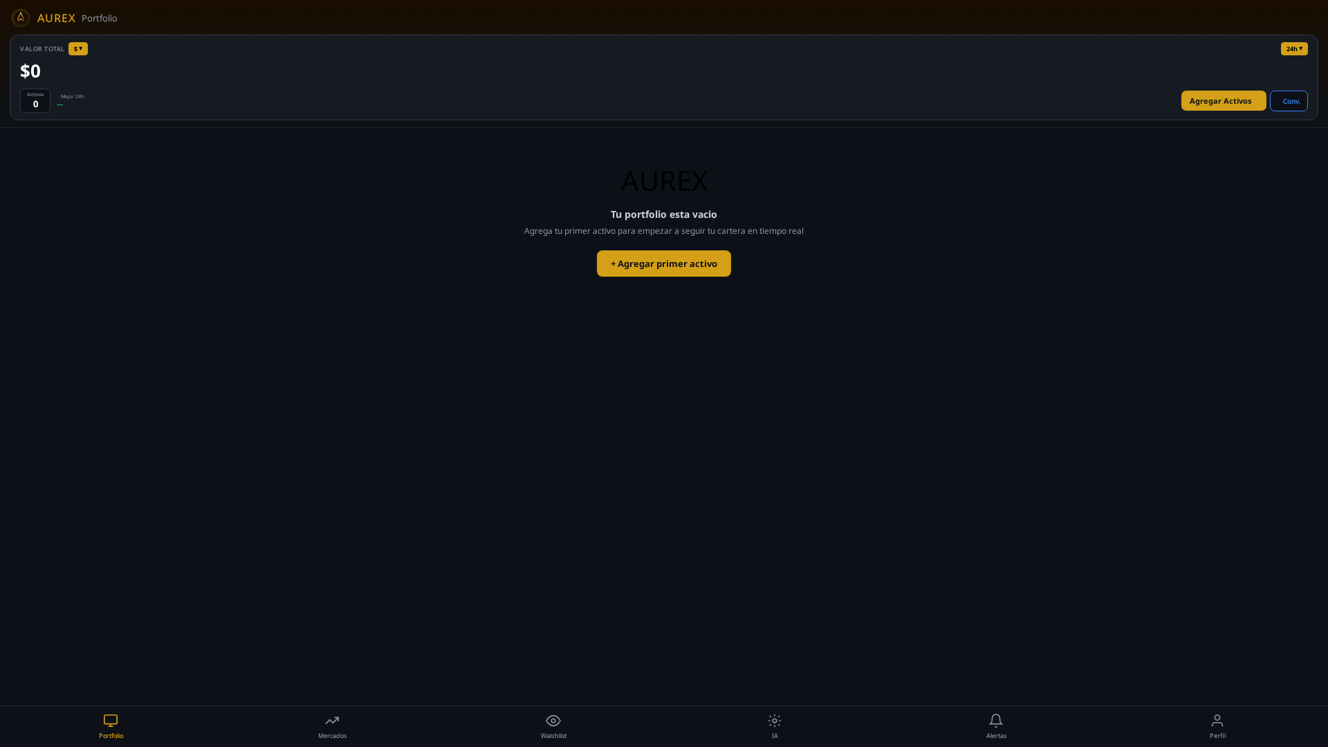 Screenshot of aurex.live