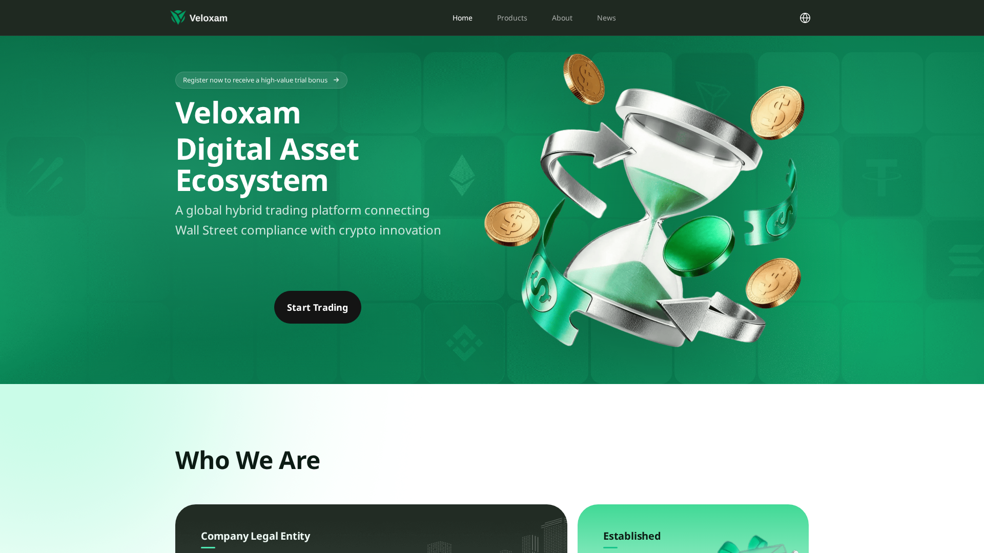Screenshot of vamcoinbase.com
