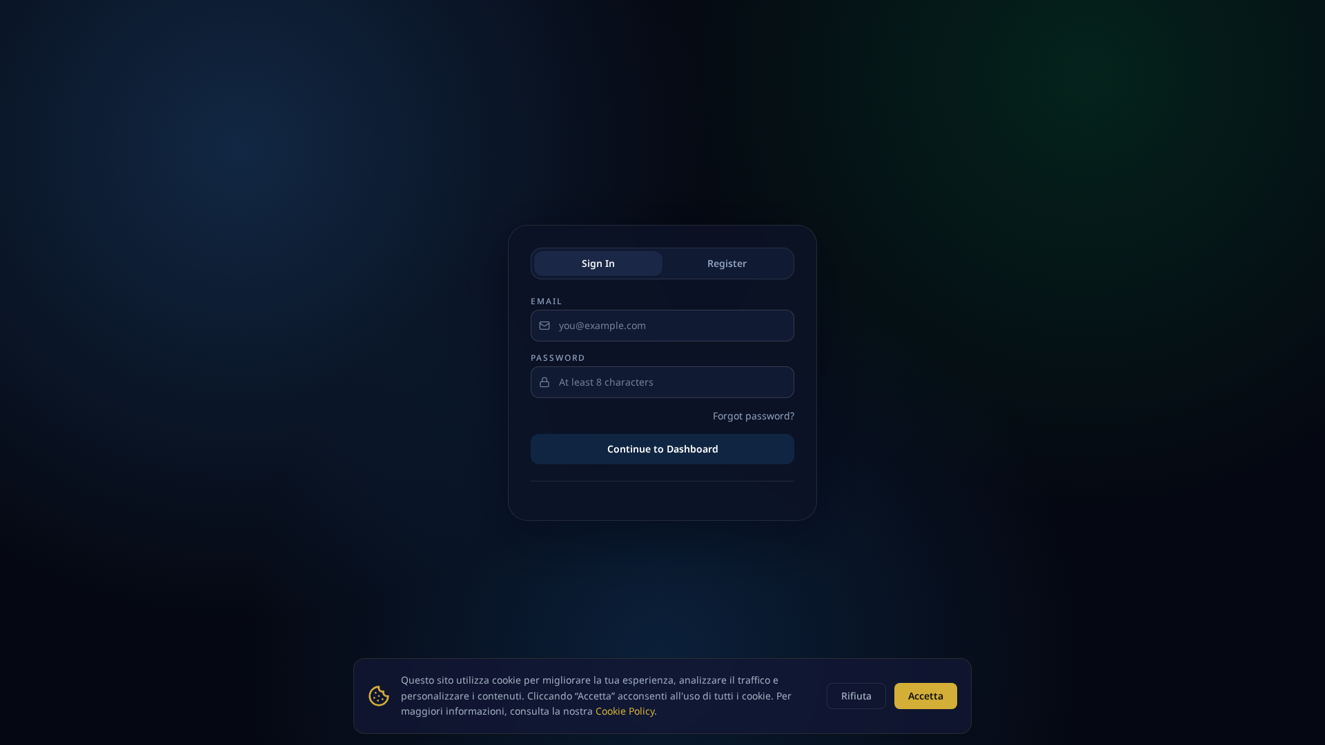 Screenshot of orizoninvest.app
