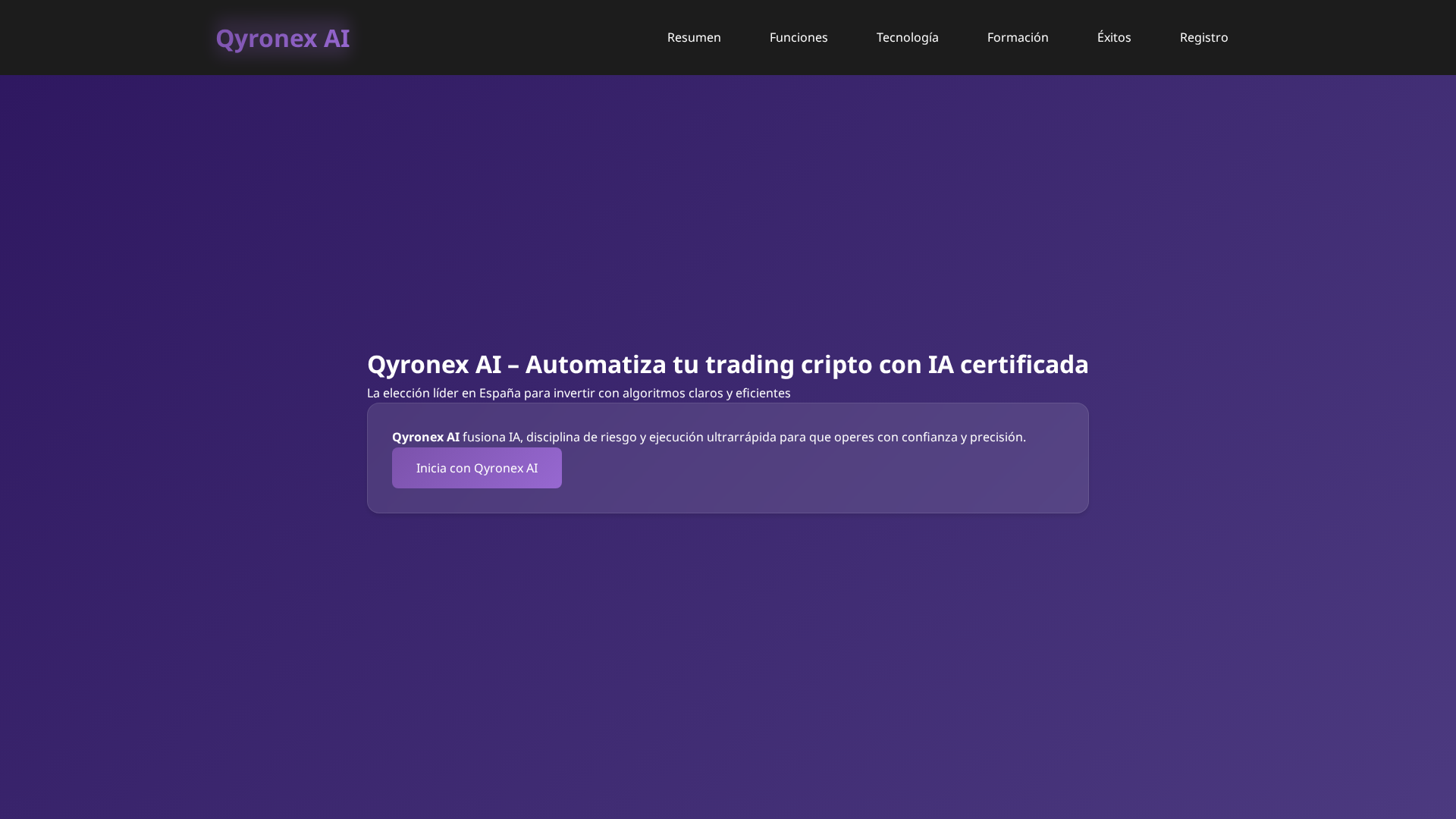 Screenshot of qyronexai.art