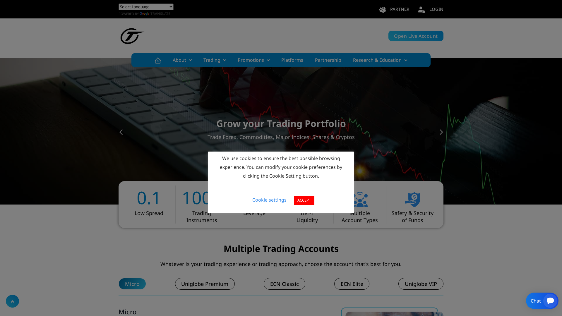 Screenshot of tradelinkcapital.net