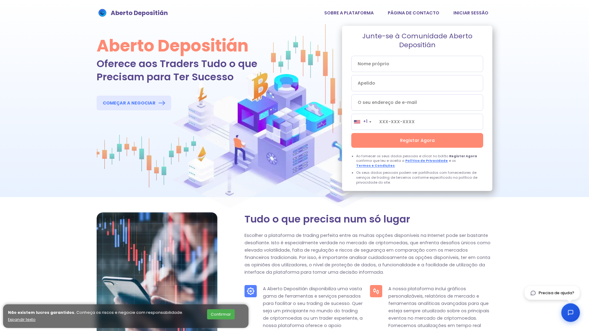 Screenshot of abertodepositianai.com