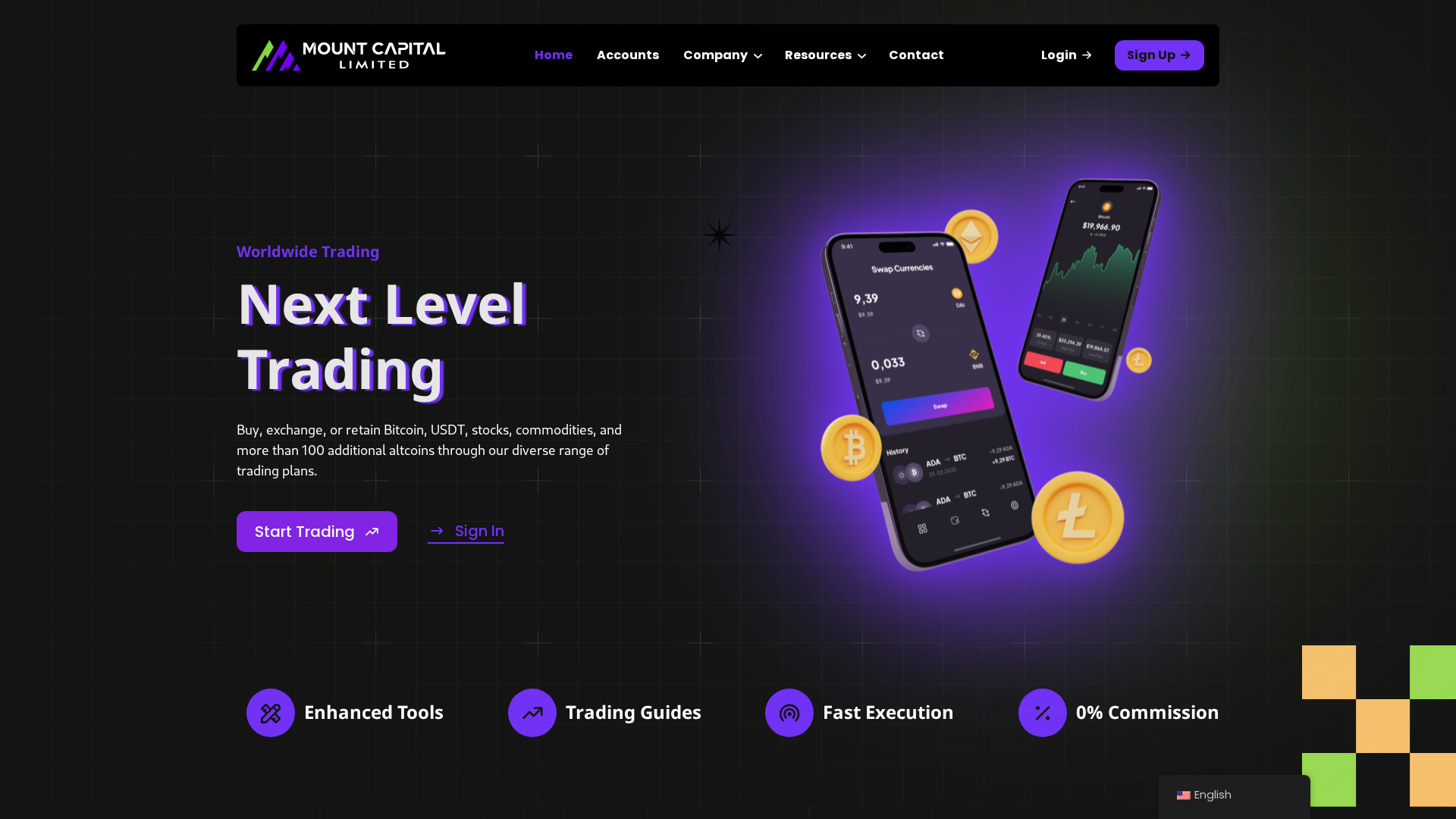 Screenshot of mountcapitallimited.com