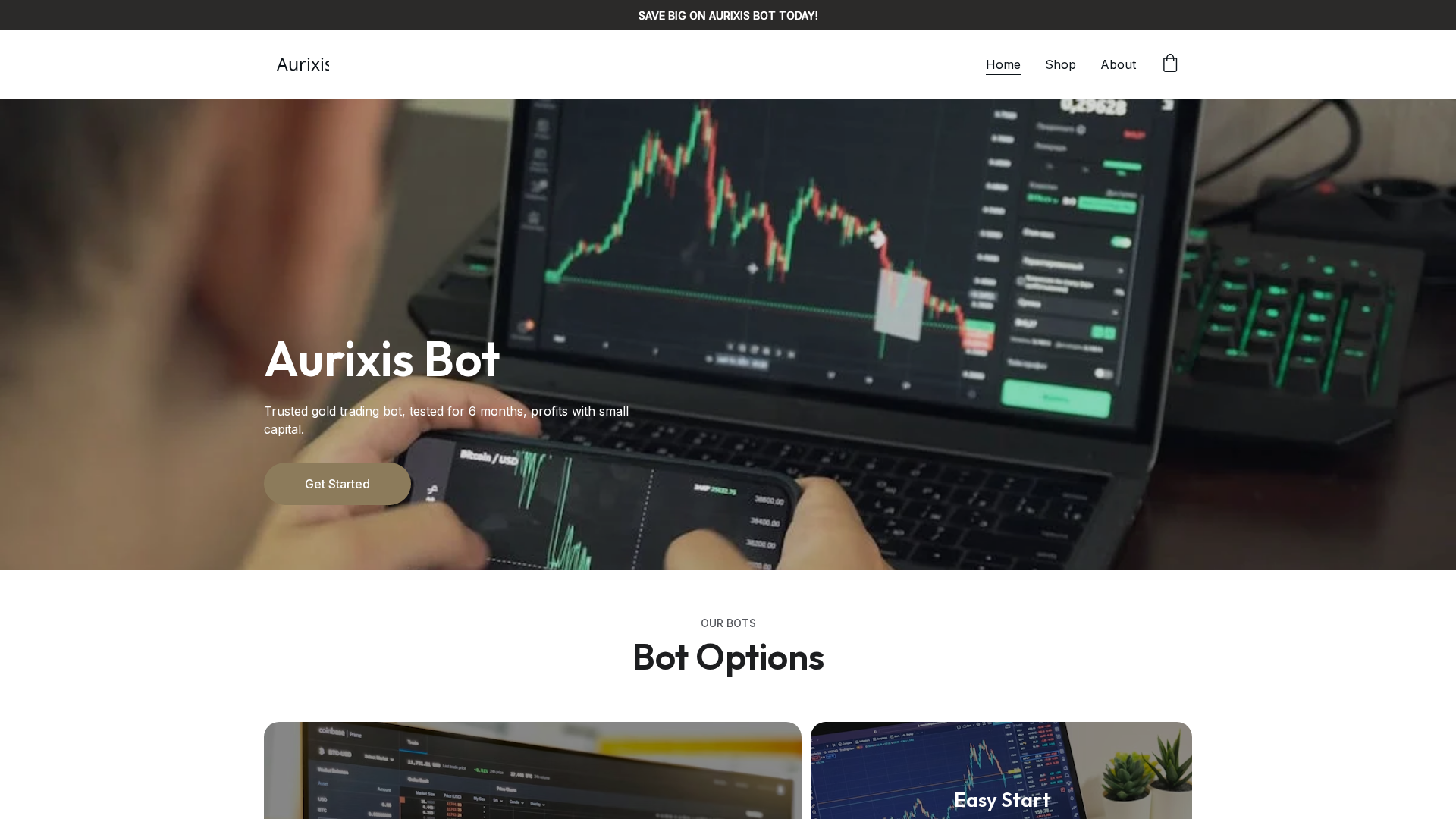 Screenshot of tradingbotpro.store