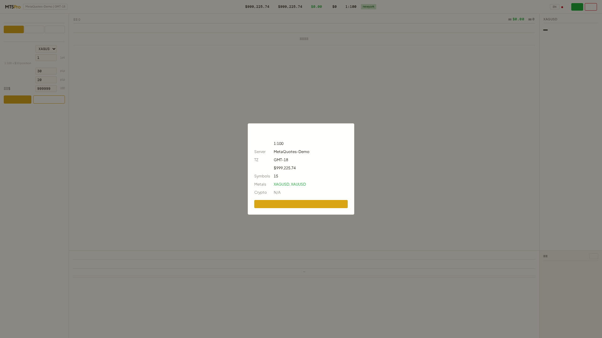 Screenshot of mt5pro.vip