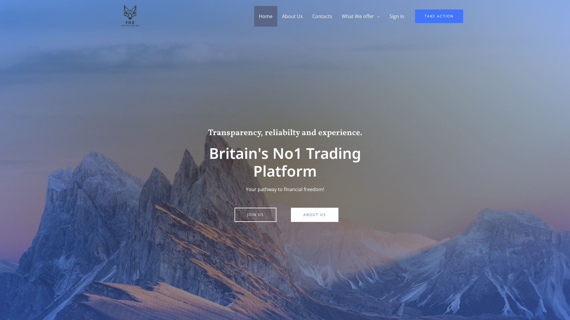 Screenshot of fox-investment.com