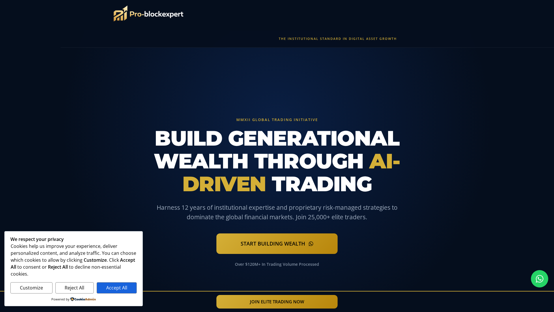 Screenshot of pro-blockexpert.com