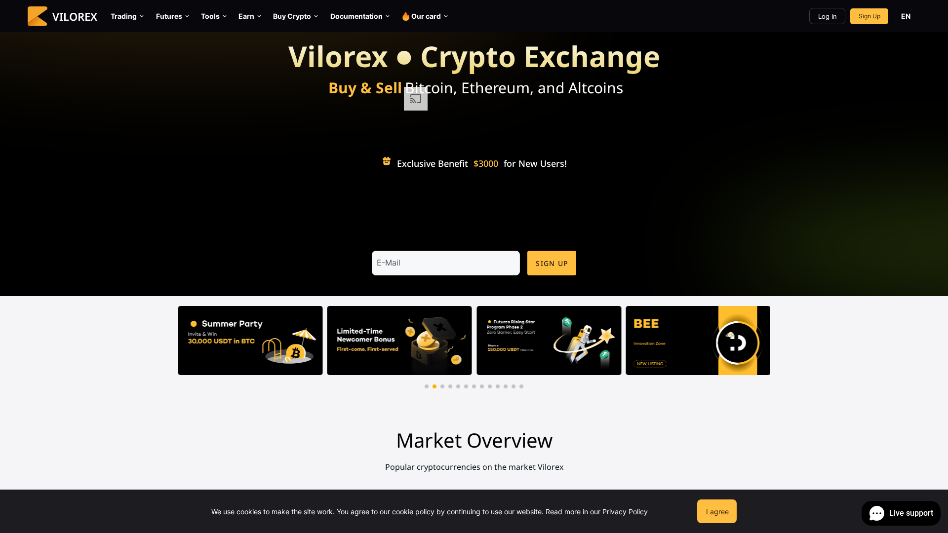 Screenshot of vilorex.com
