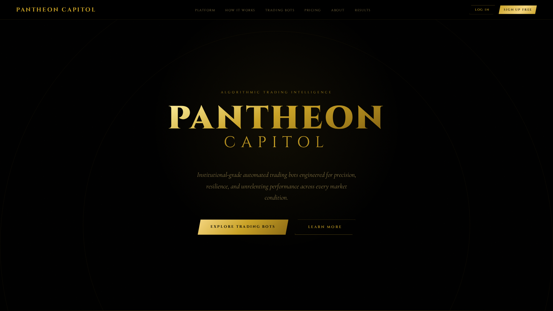 Screenshot of pantheoncapital.org