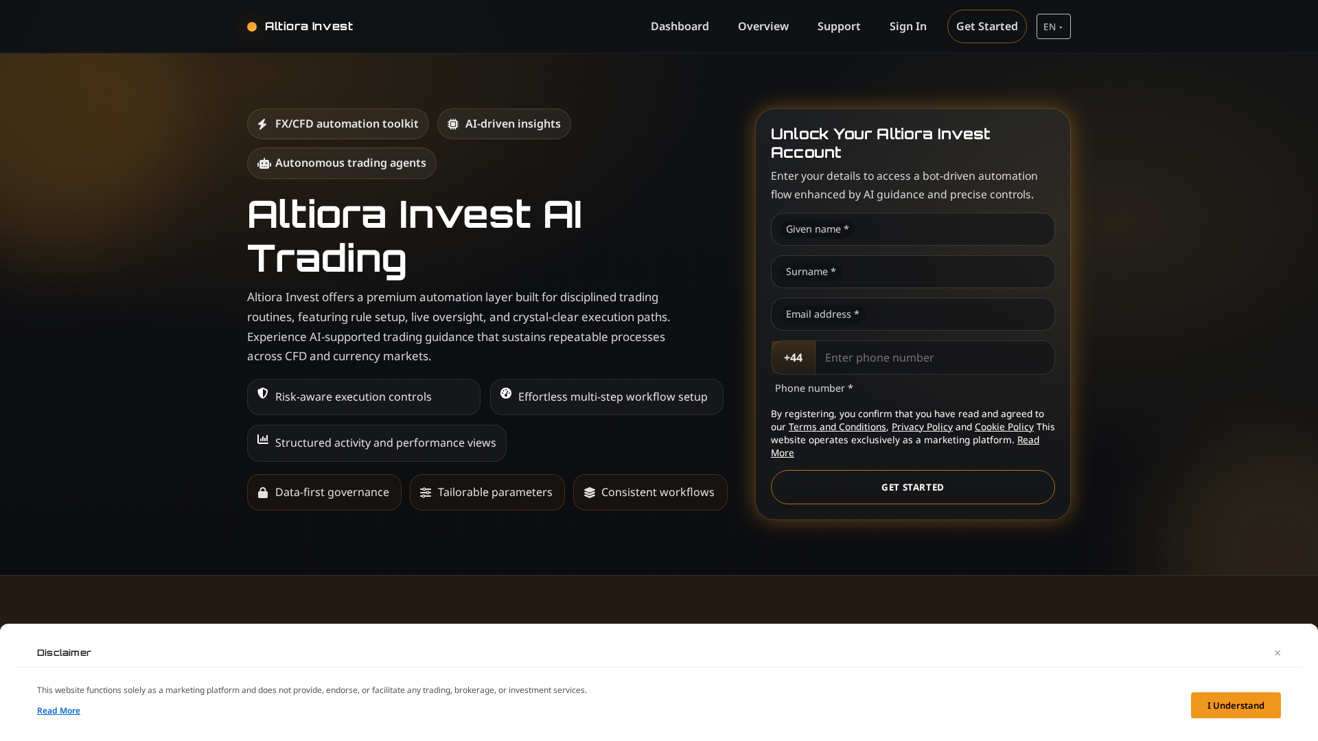 Screenshot of altiorainvest.pro