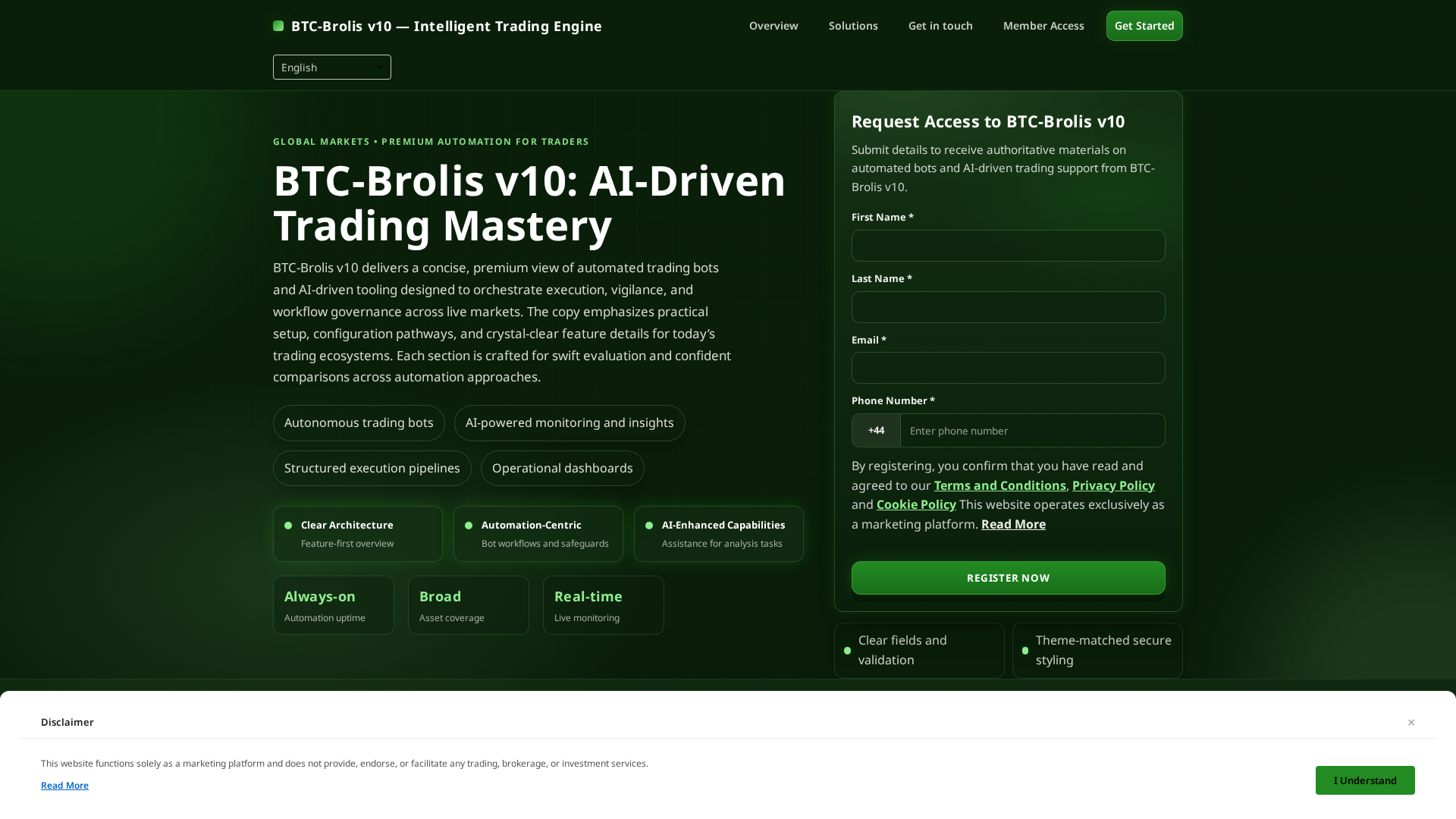 Screenshot of btc-brolisv10.shop