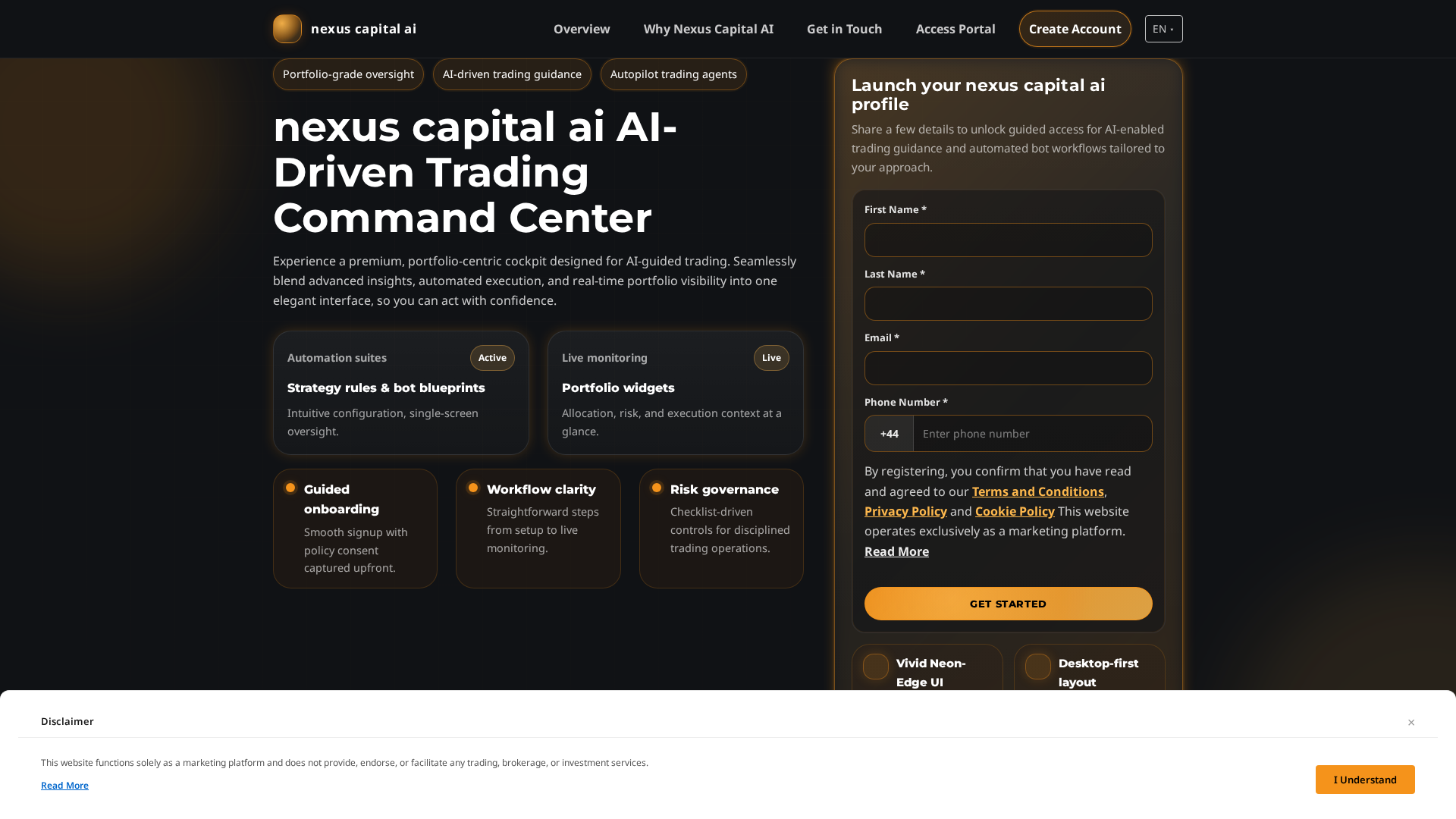 Screenshot of nexuscapitalai.click