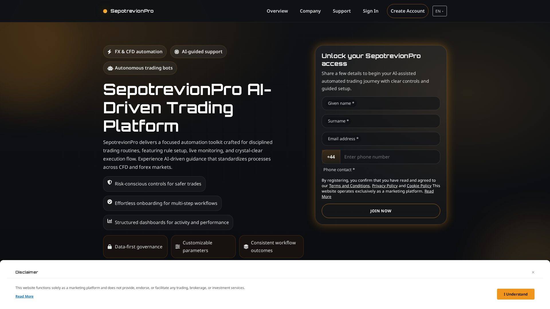 Screenshot of sepotrevionpro.digital