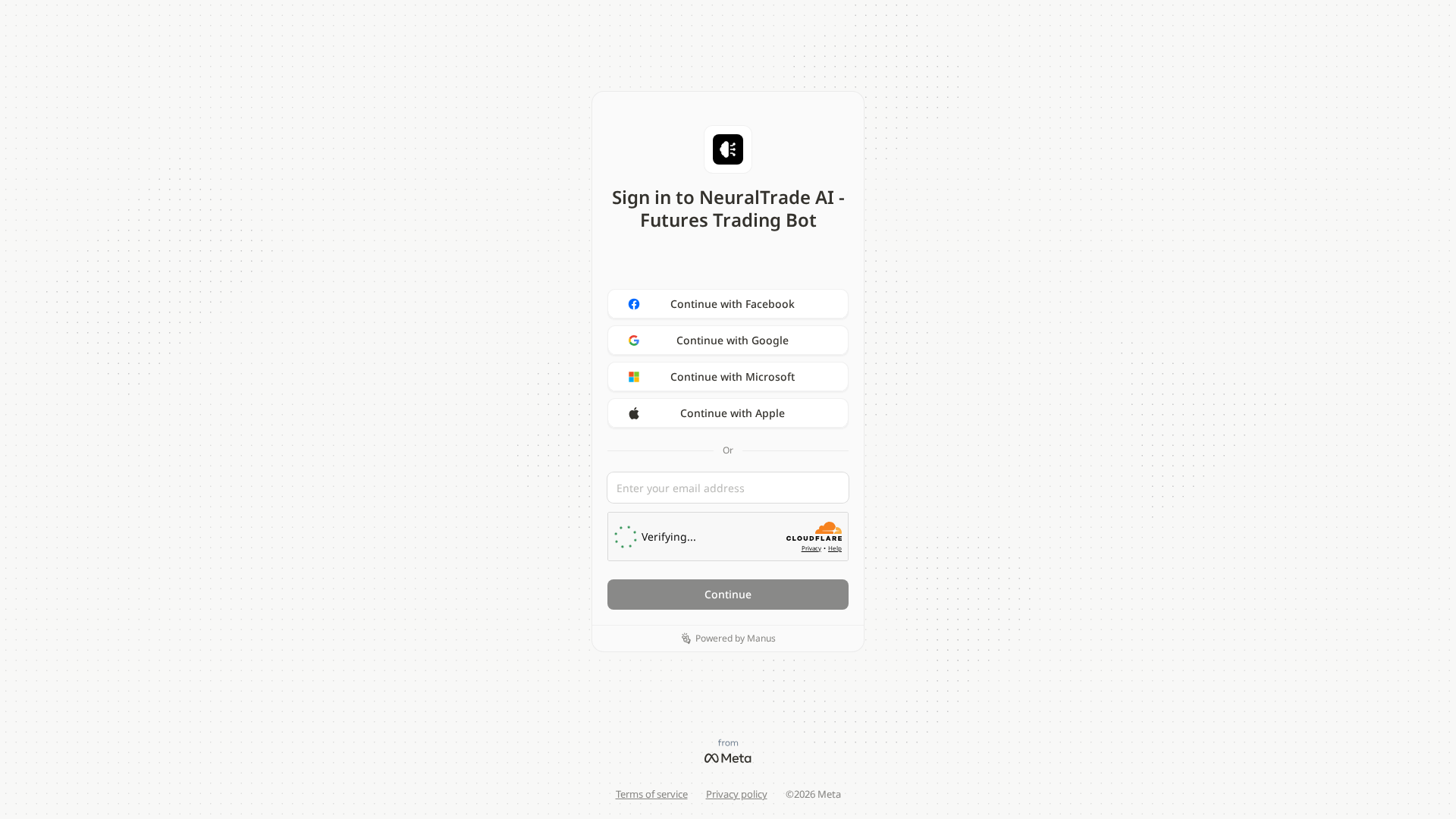 Screenshot of neuraltrade.org