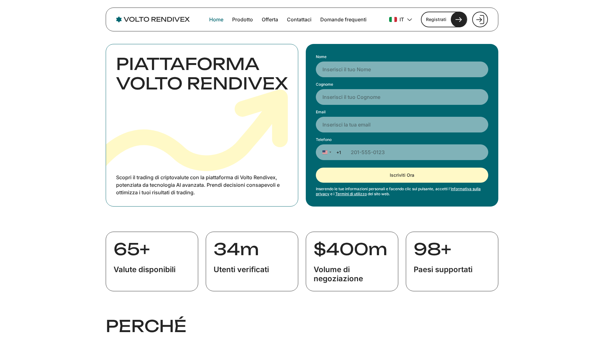 Screenshot of volto-rendivex.com
