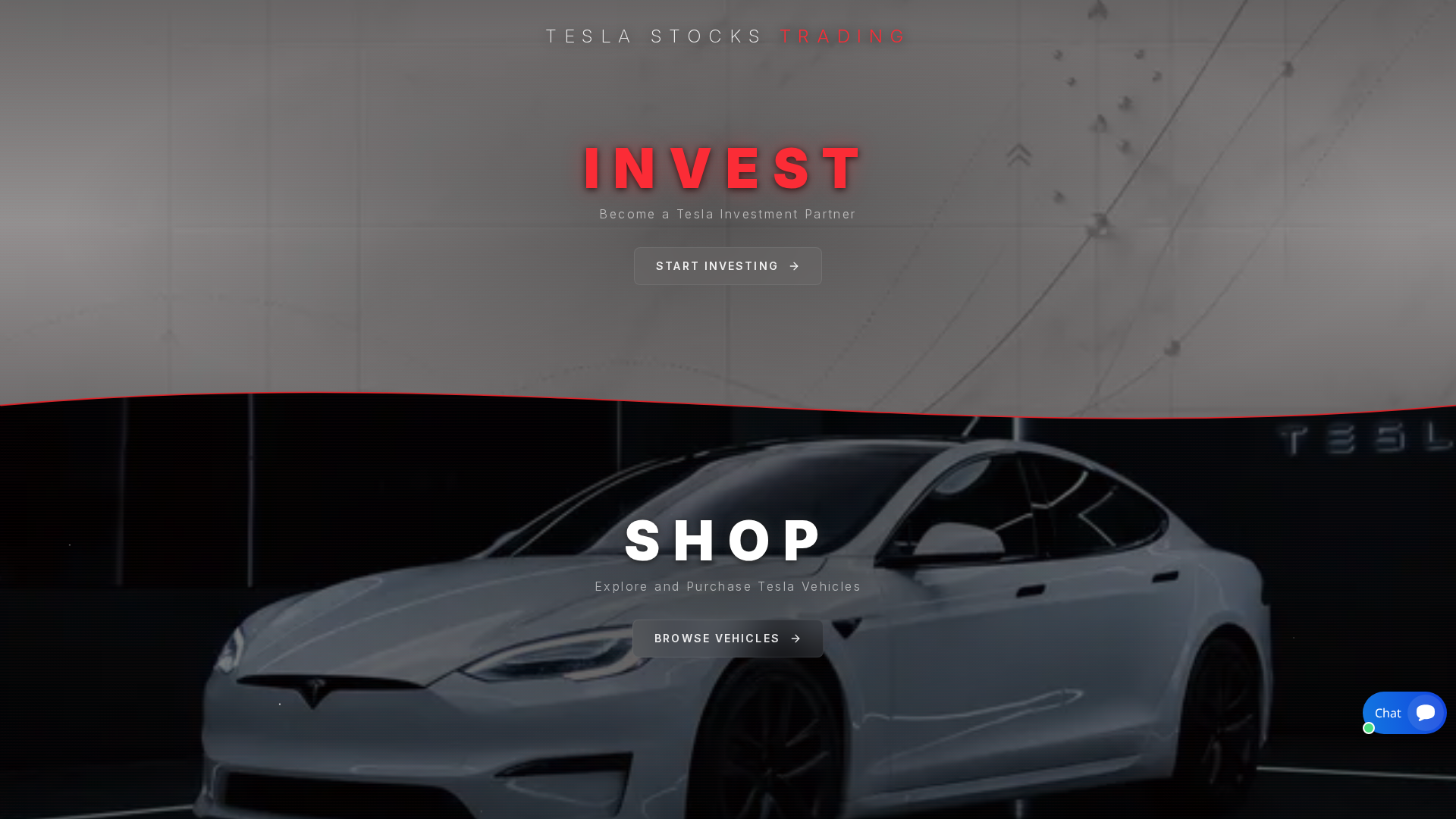 Screenshot of teslastockstrading.pro