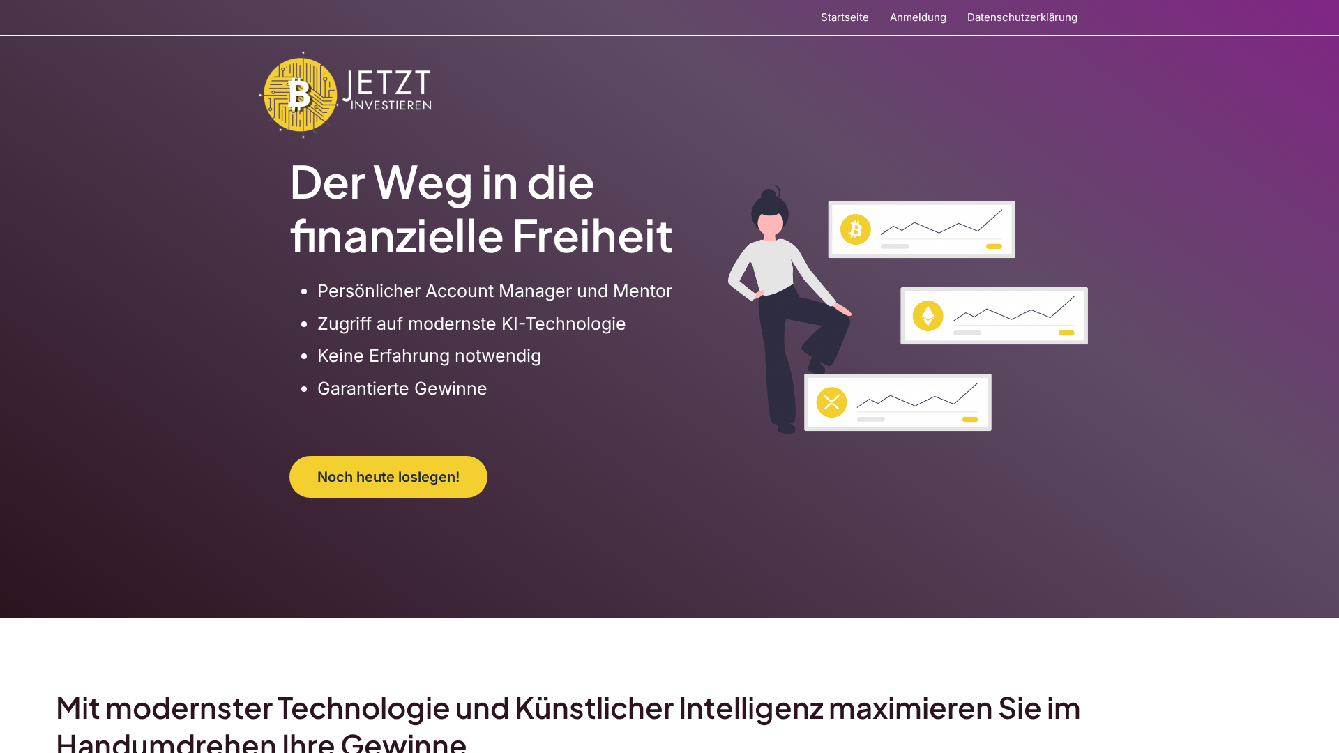 Screenshot of jetzt-investieren.at