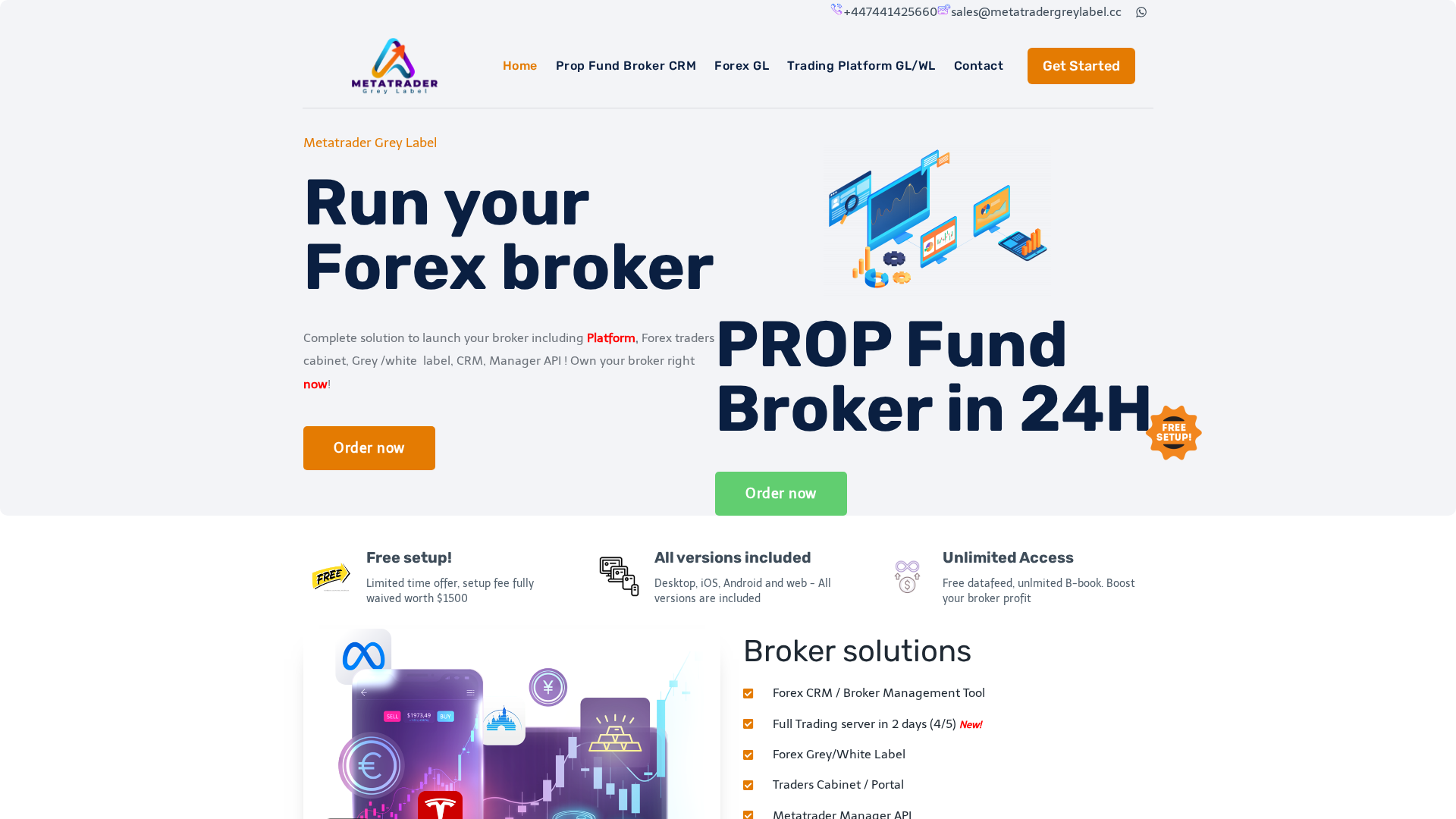 Screenshot of metatradergreylabel.cc