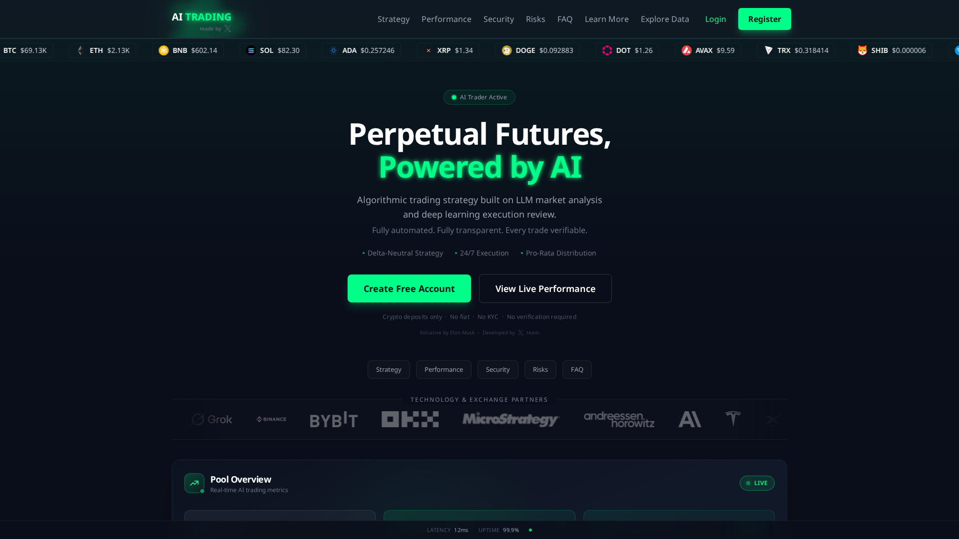 Screenshot of bulktrade.ai