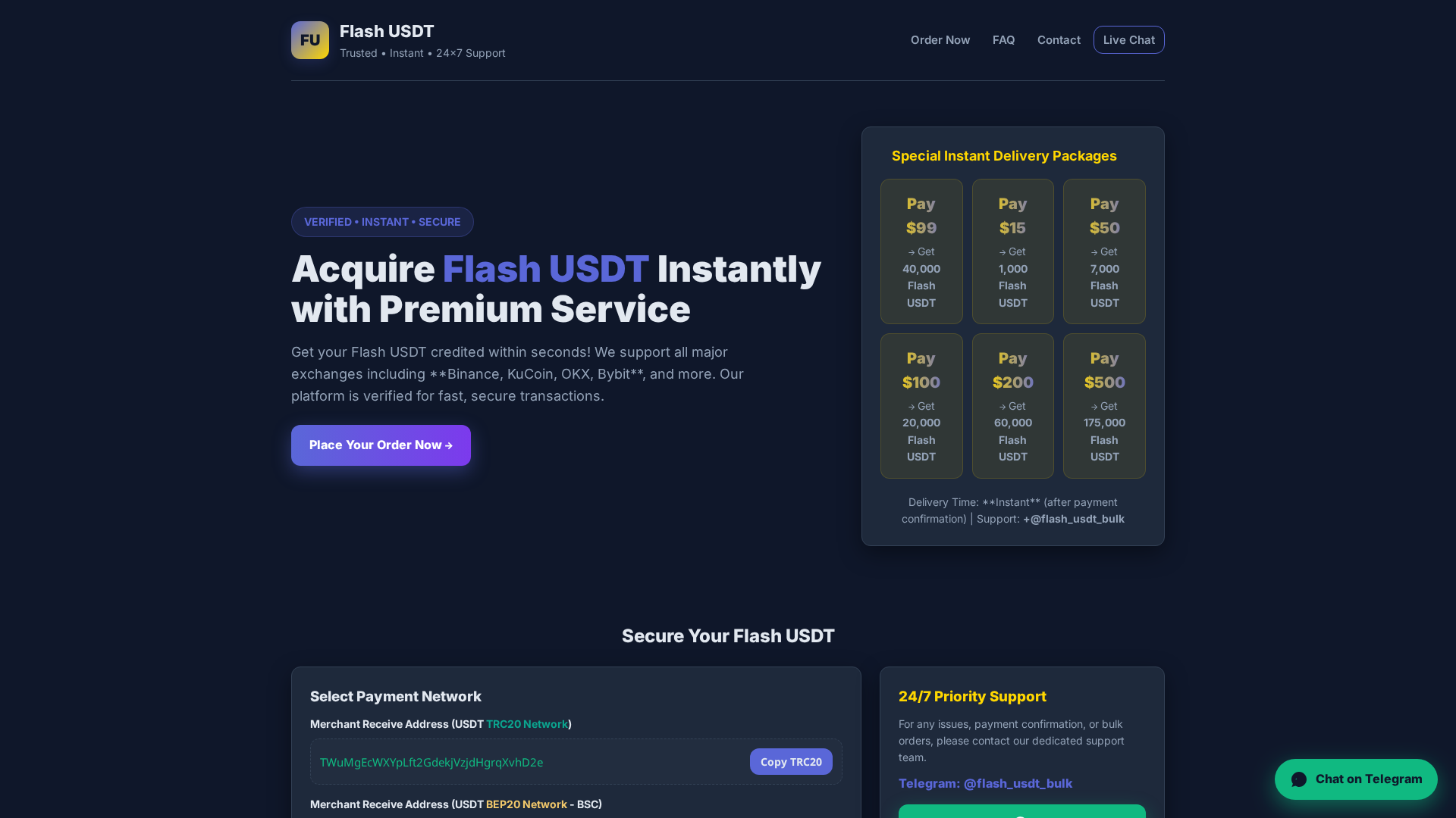 Screenshot of fusdt.store
