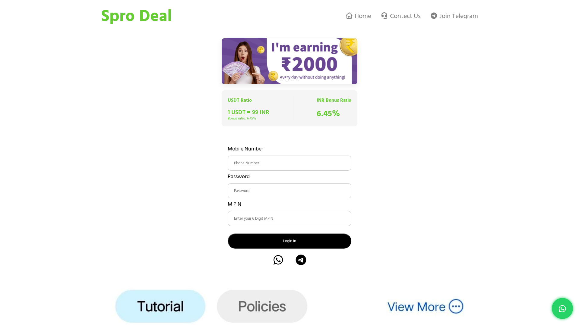 Screenshot of sprodealupdate.online