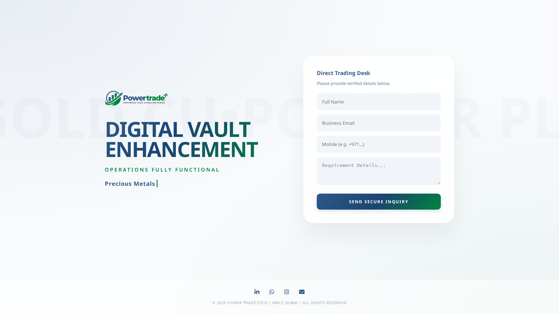 Screenshot of powertradefzco.de