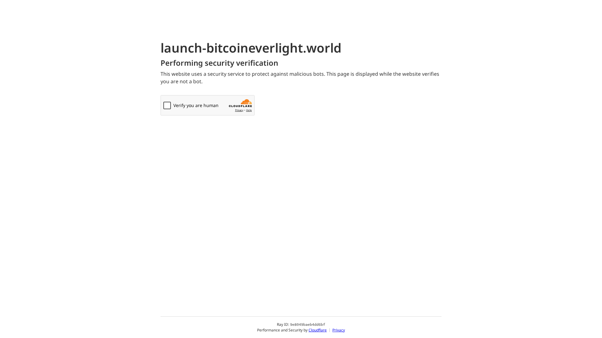 Screenshot of launch-bitcoineverlight.world