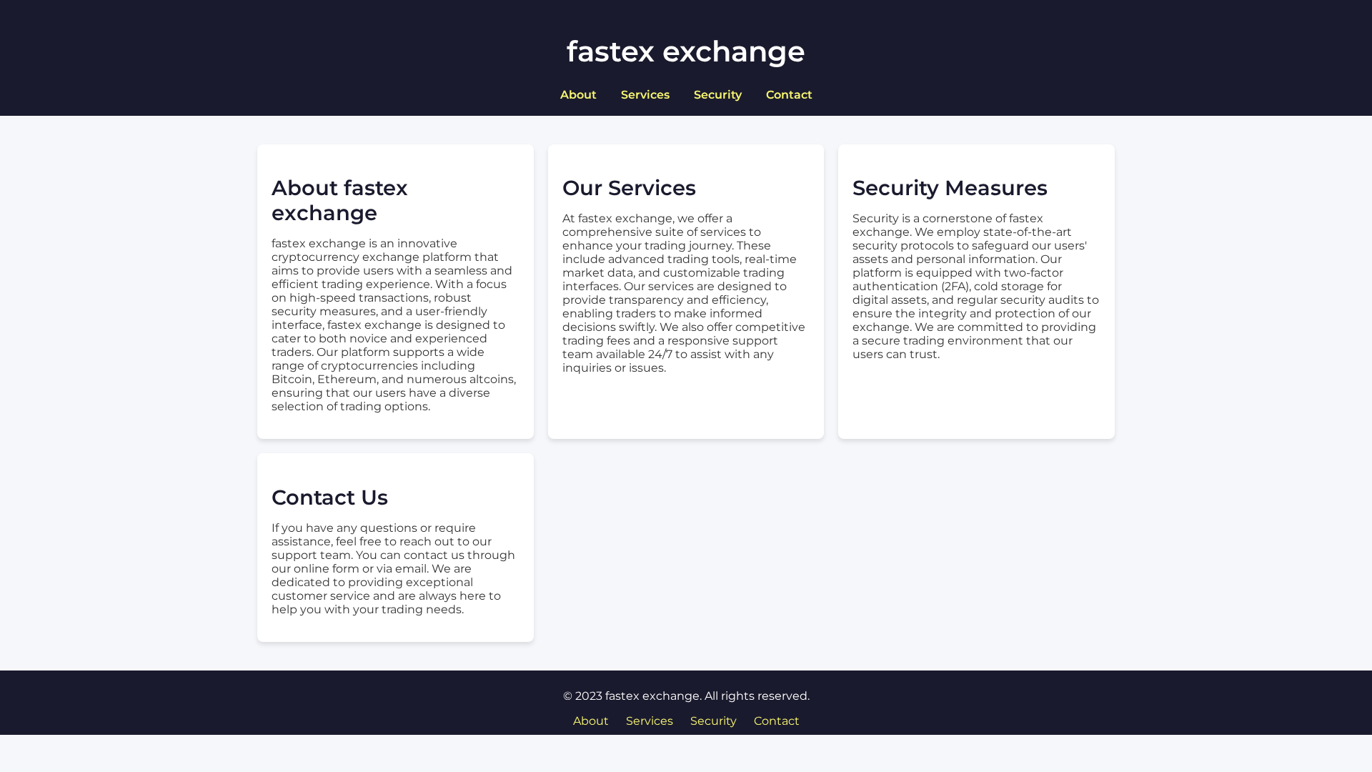 Screenshot of fastexexchanges.live