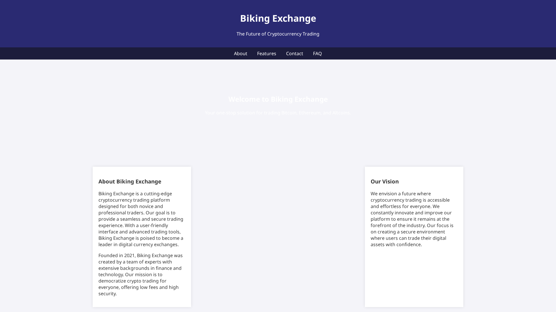 Screenshot of bikingexchanges.live