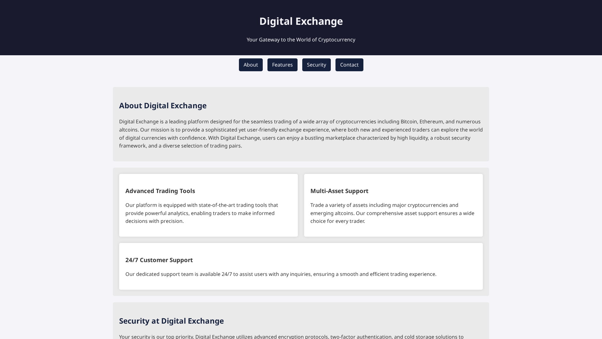 Screenshot of digitalexchangeids.live
