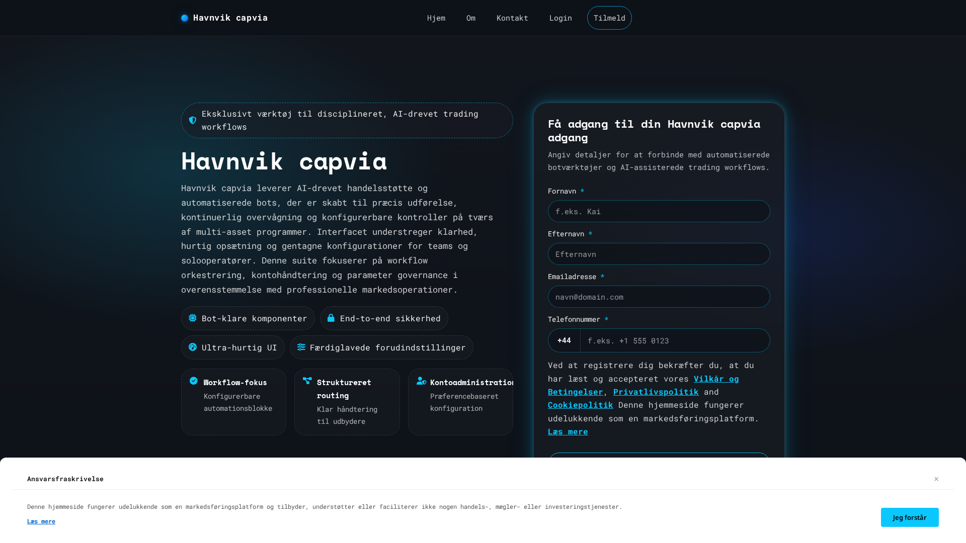Screenshot of havnvikcapvia.digital