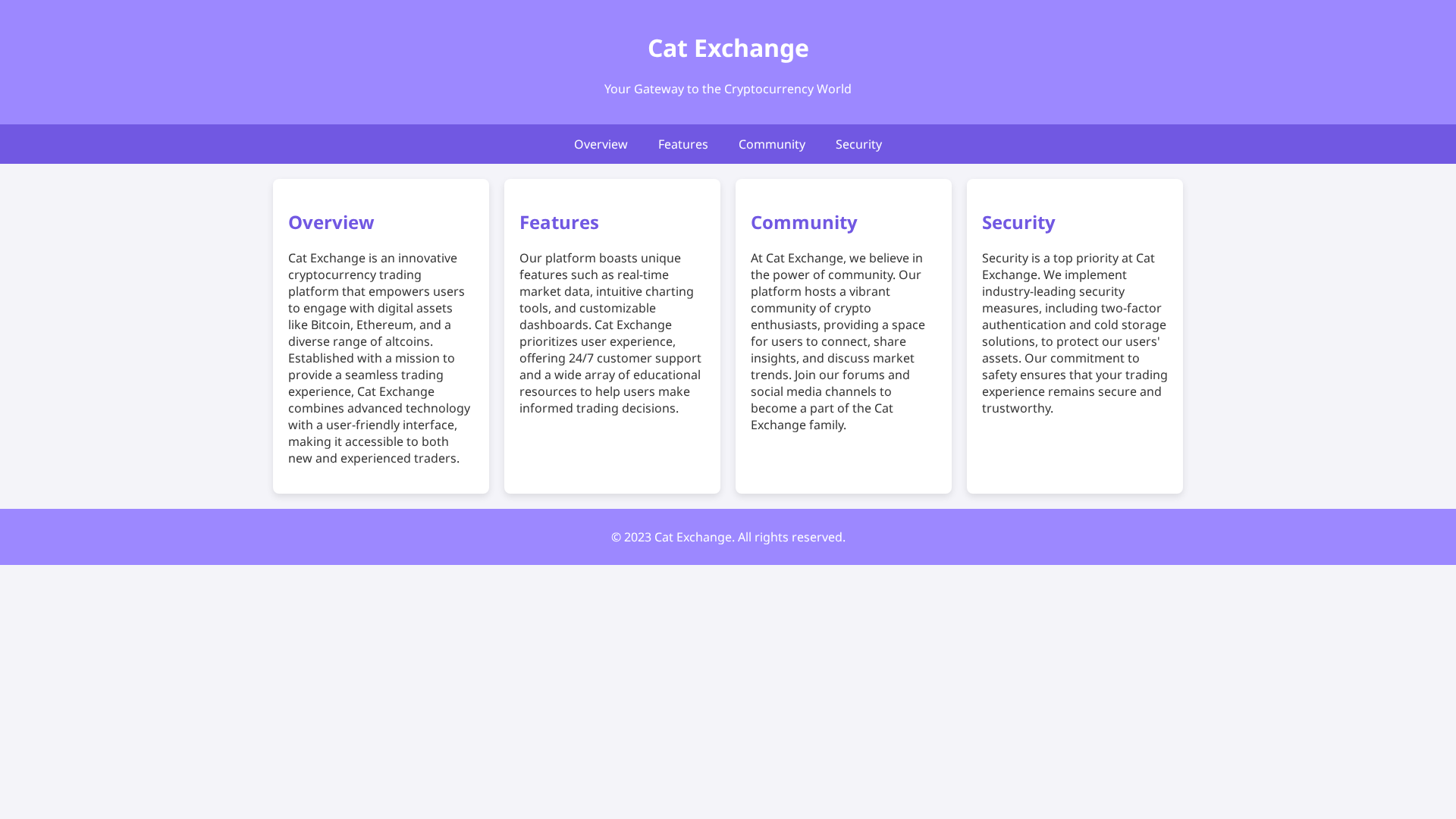 Screenshot of catexchanges.live