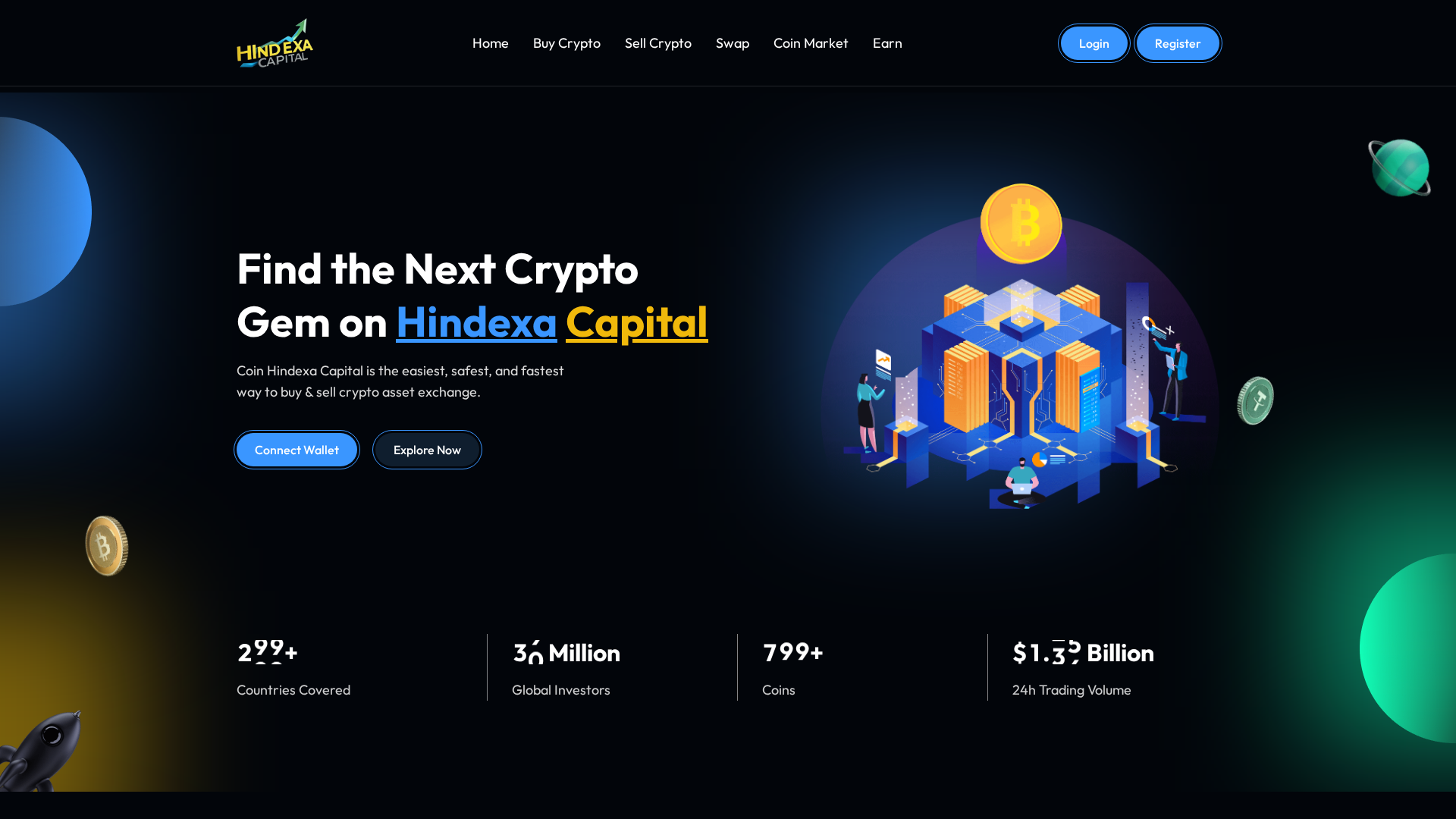 Screenshot of hindexacapital.com