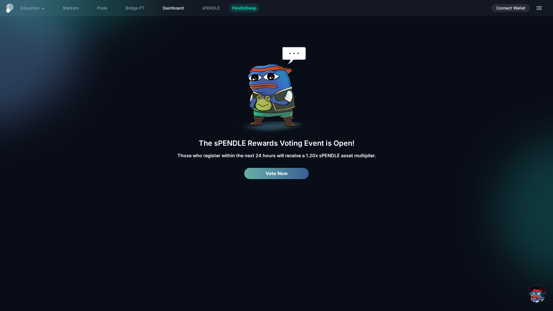 Screenshot of earning-pendle.app
