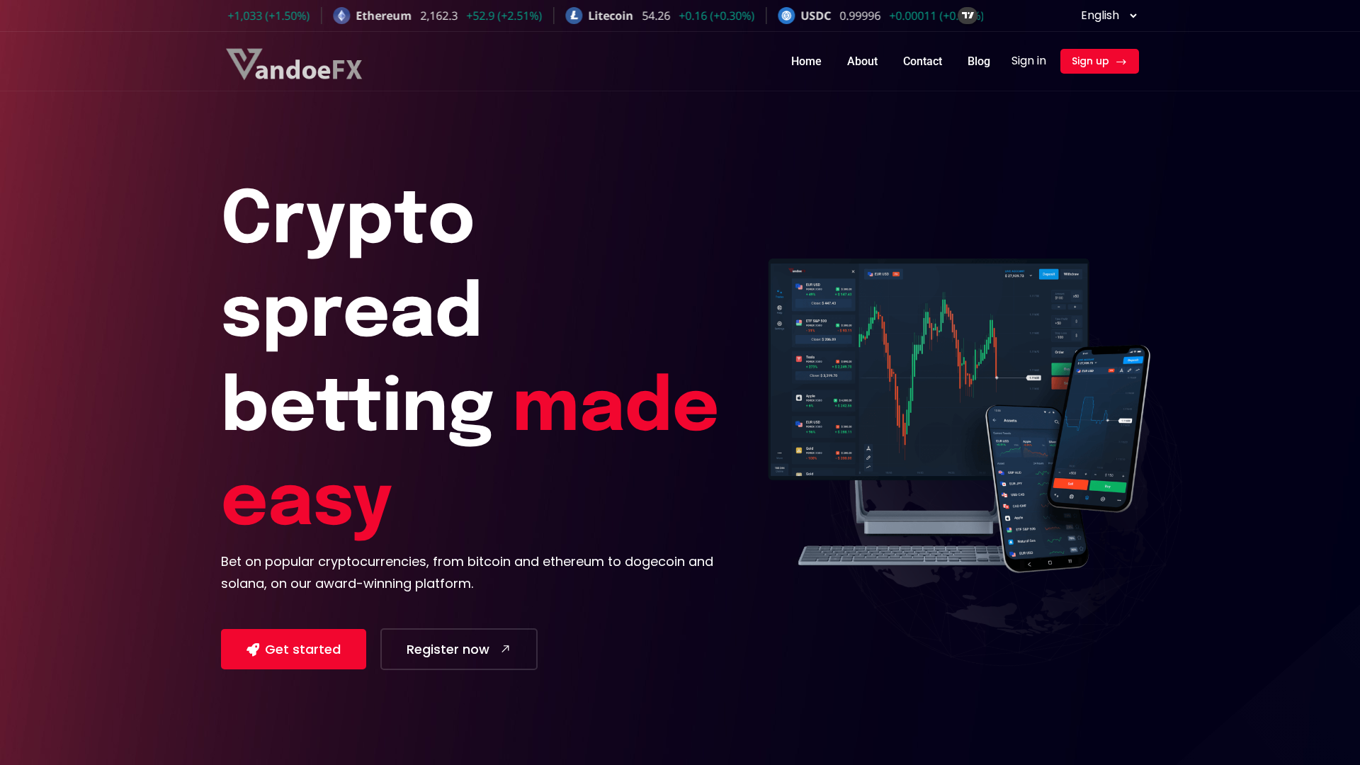 Screenshot of vandoefx.us