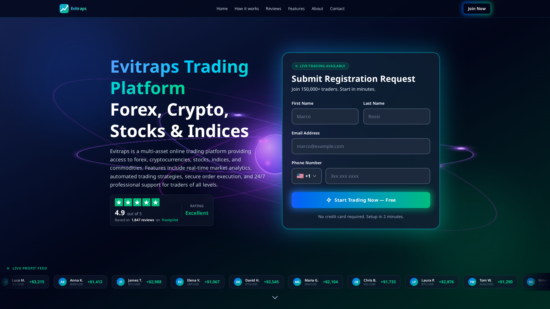 Screenshot of evitraps.pro