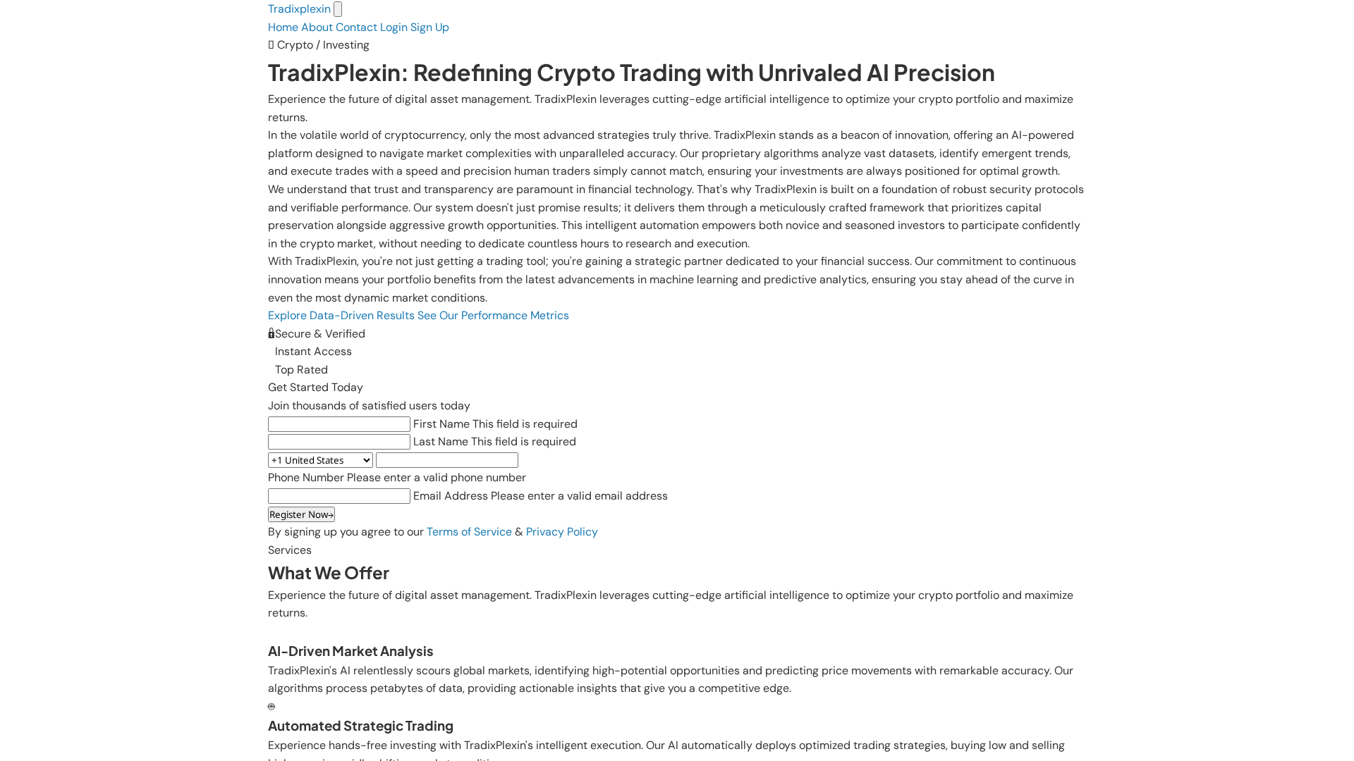 Screenshot of sitetradixplexin.xyz