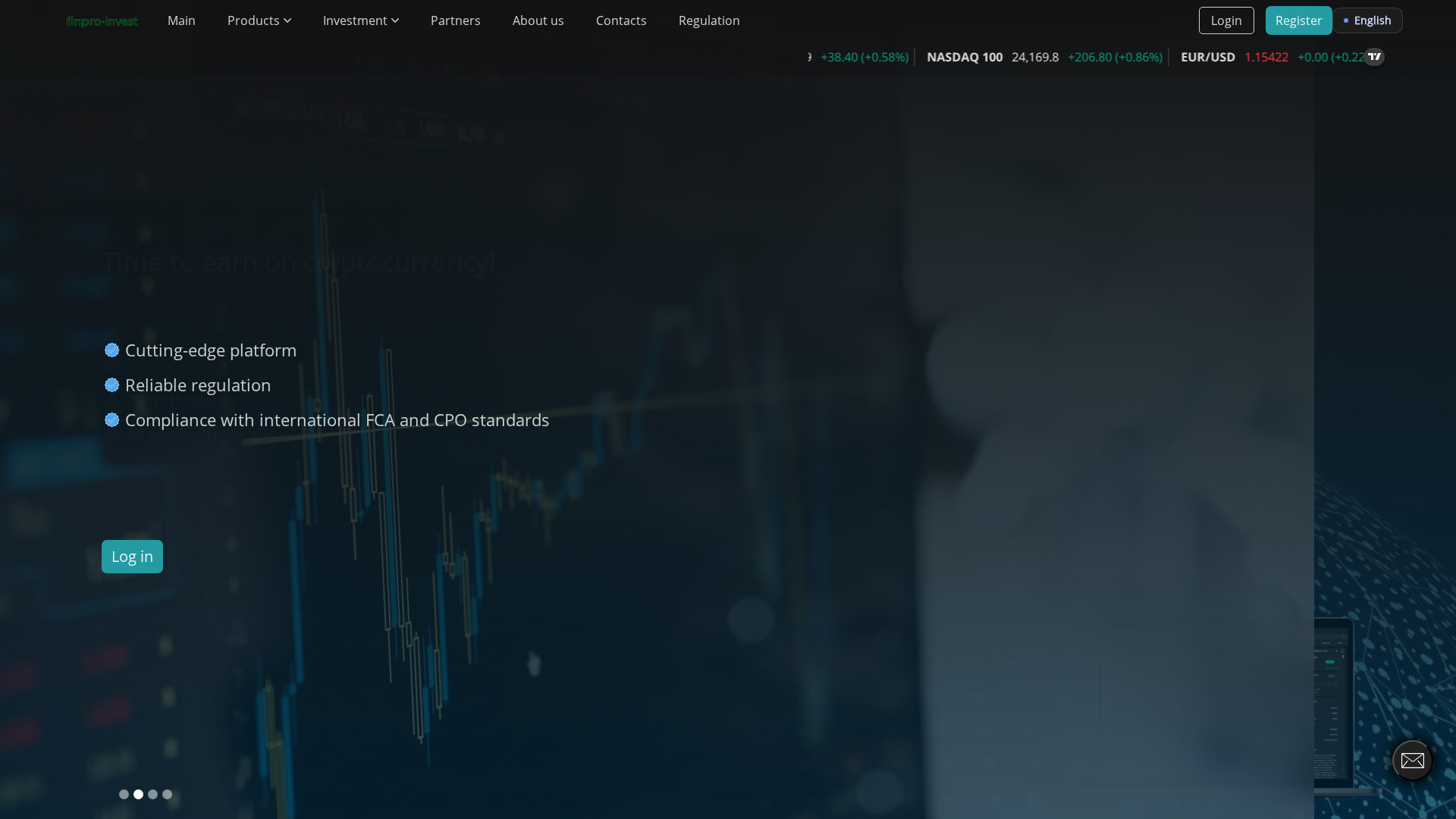 Screenshot of fin-pro-invest.ru