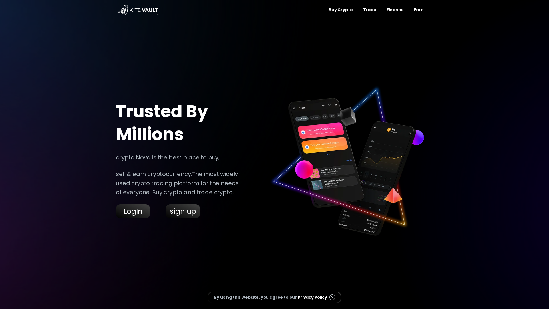 Screenshot of cryptonova.app