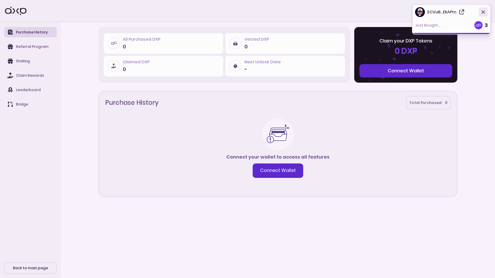 Screenshot of dexrpweb.top