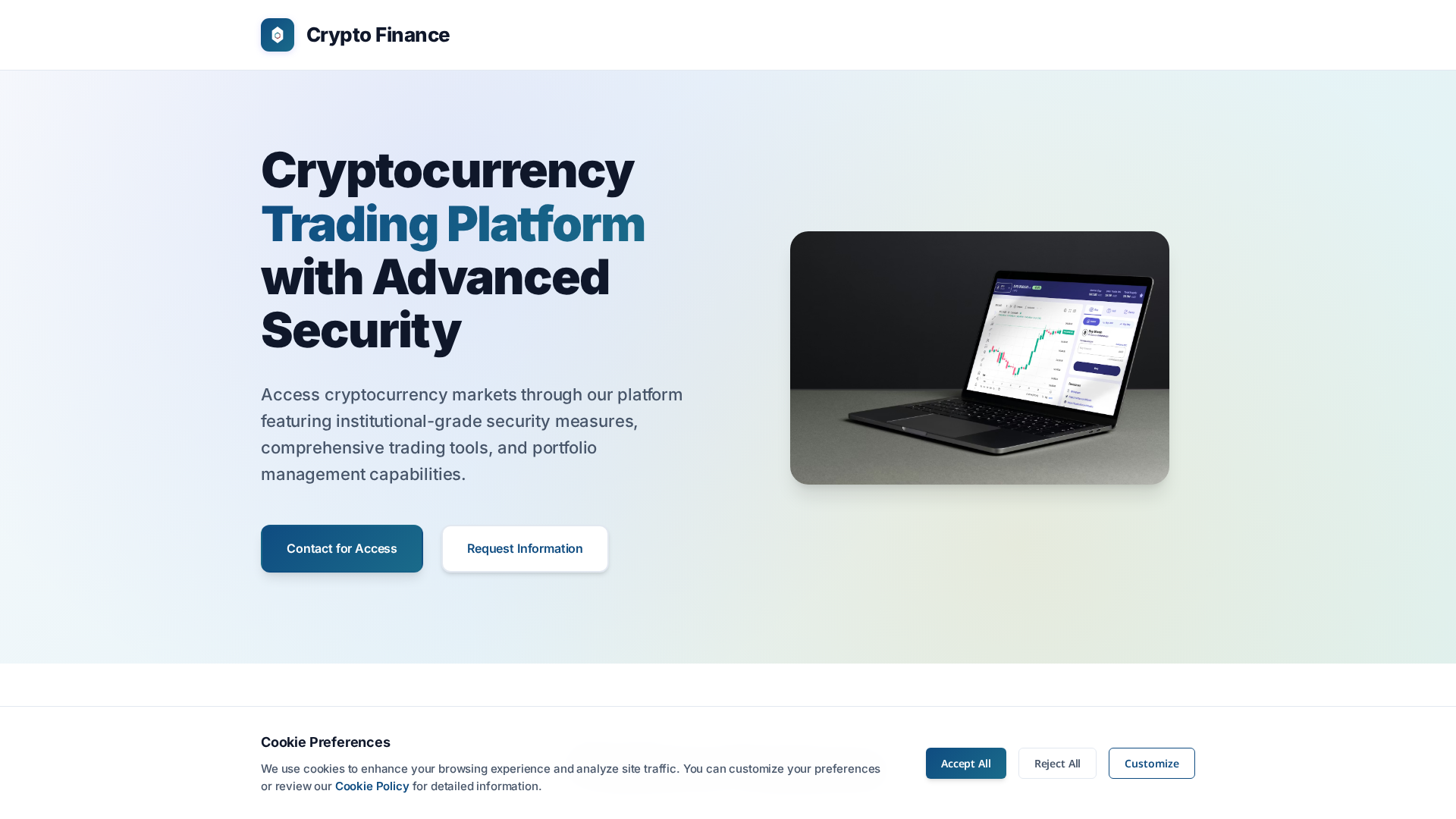 Screenshot of cryptofinancede.info