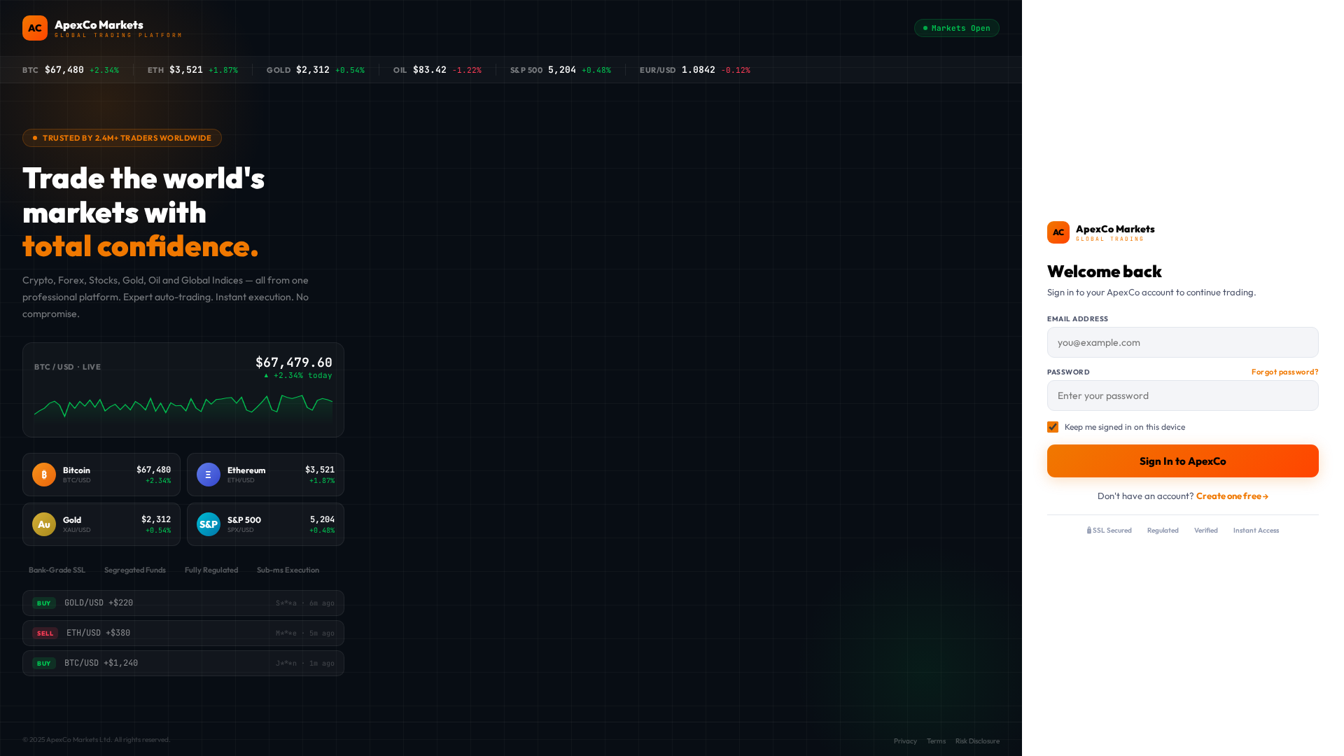 Screenshot of buildapexco.org