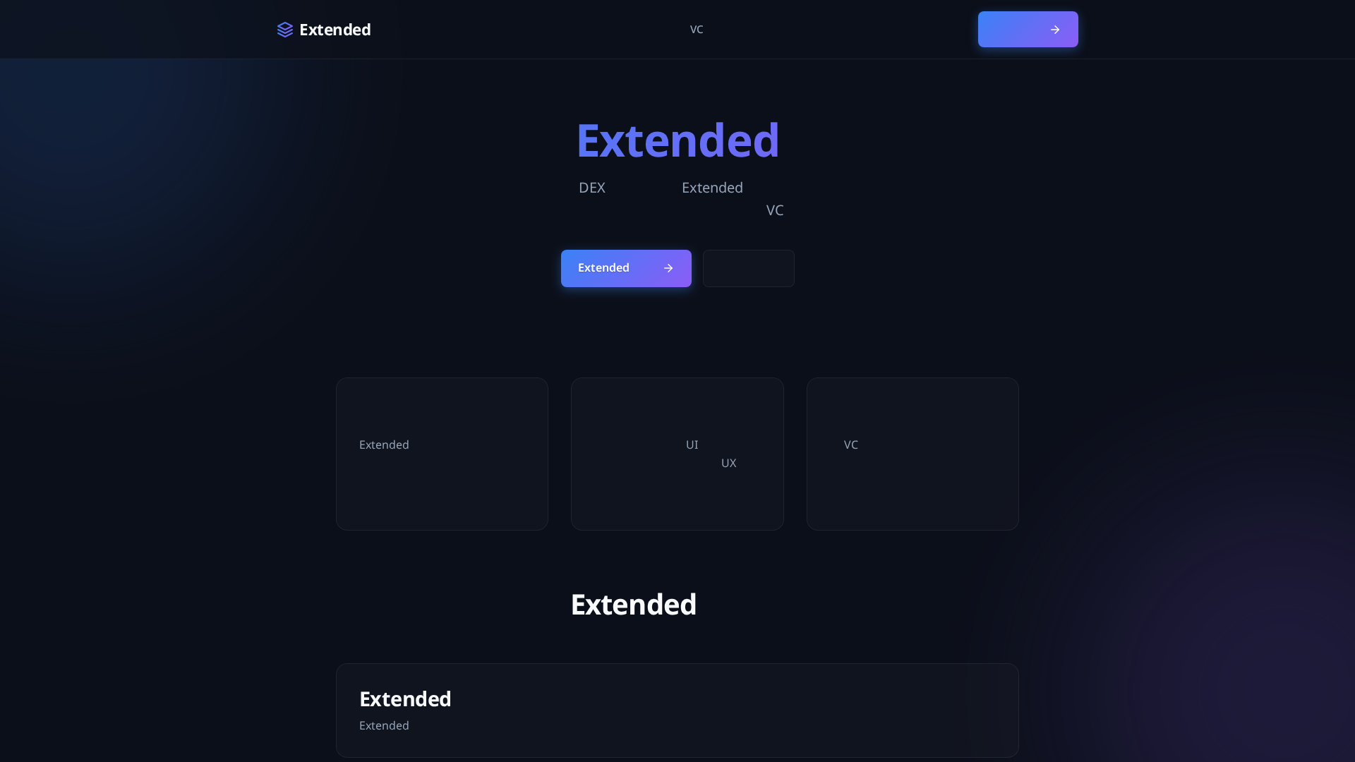 Screenshot of extended-crypto.com