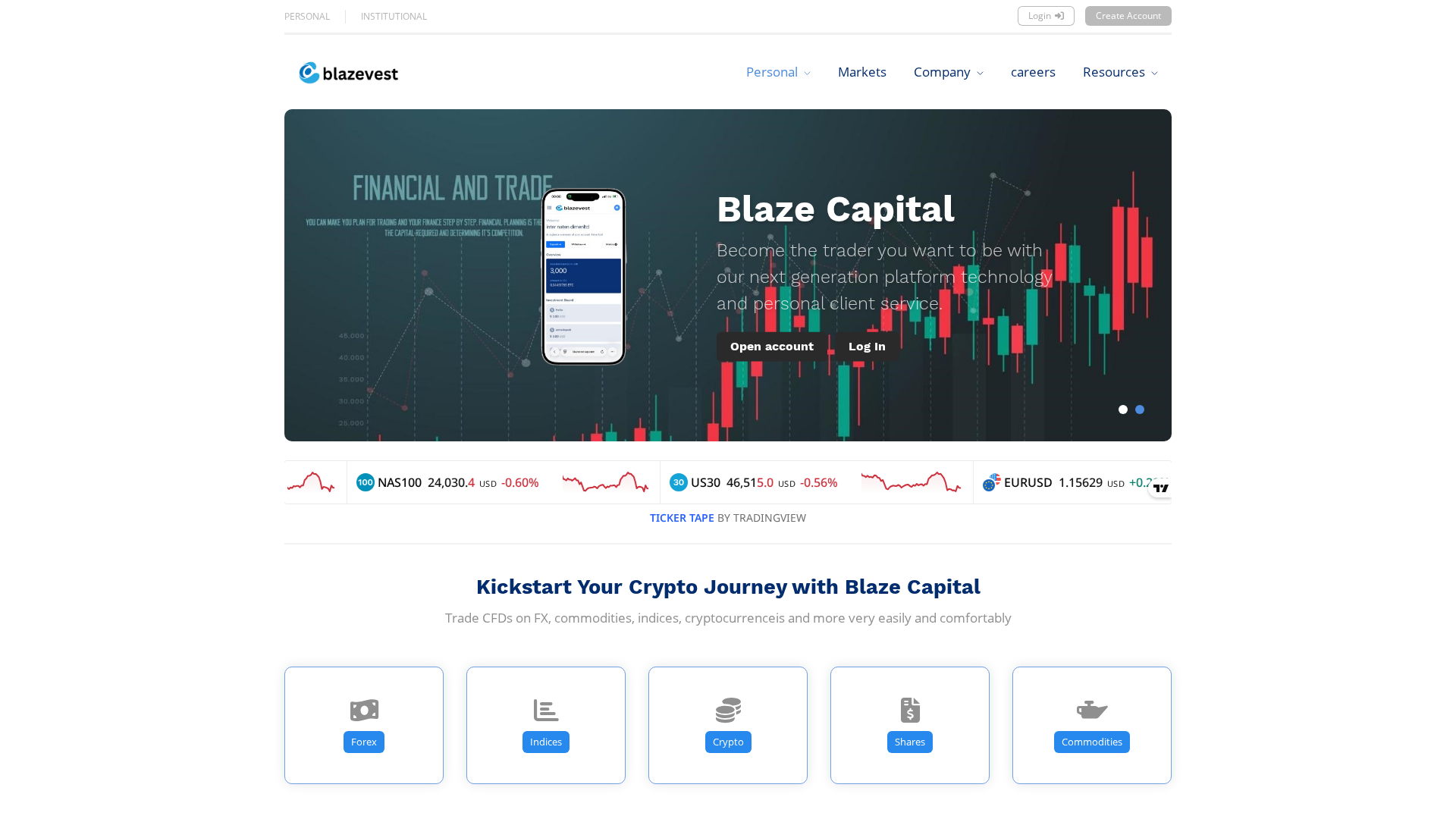 Screenshot of blazevestcap.uk